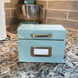 Hearth & Hand recipe box